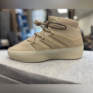 Tan High-Top Sneakers